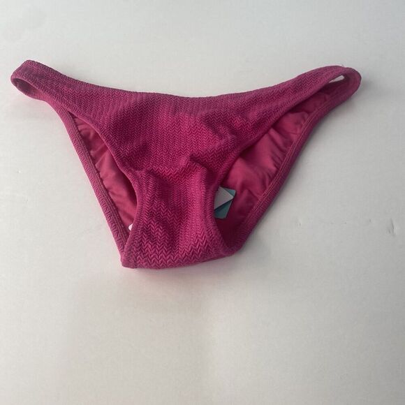 Seafolly Women's High Cut Pant‎ Bikini Bottom Swimsuit Pink SIZE 12 New - Picture 2 of 11